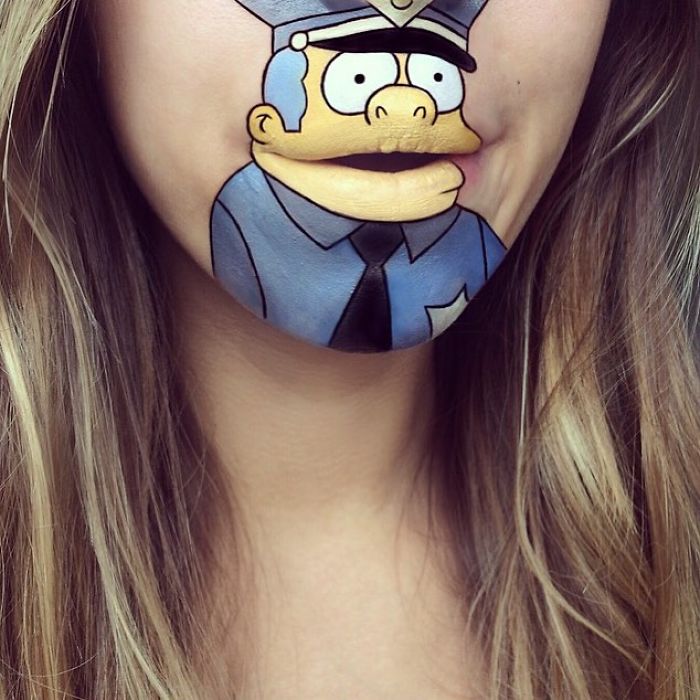 This Artist Turns Her Lips Into Pop Culture Characters