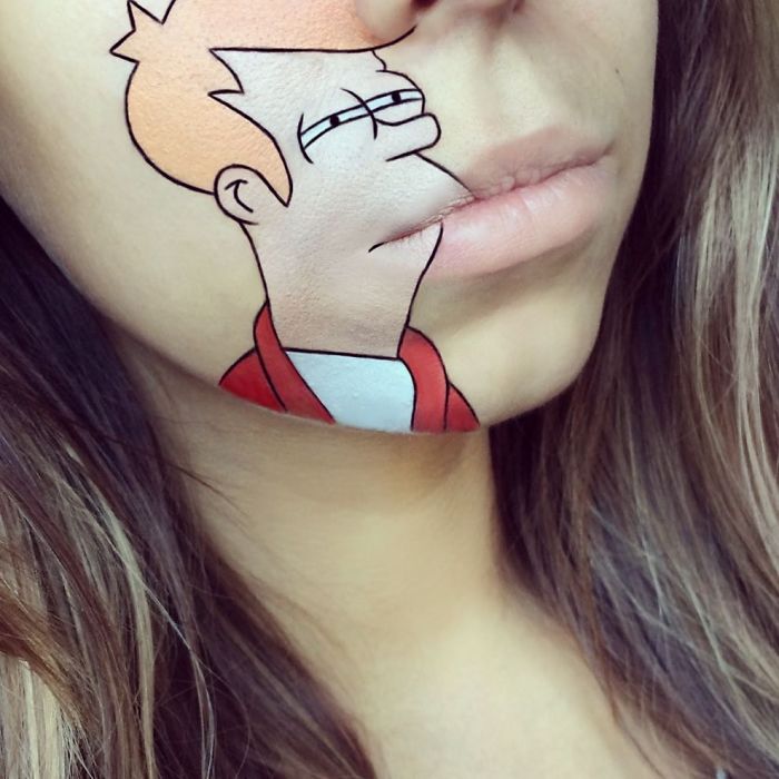 This Artist Turns Her Lips Into Pop Culture Characters