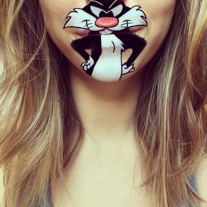 This Artist Turns Her Lips Into Pop Culture Characters