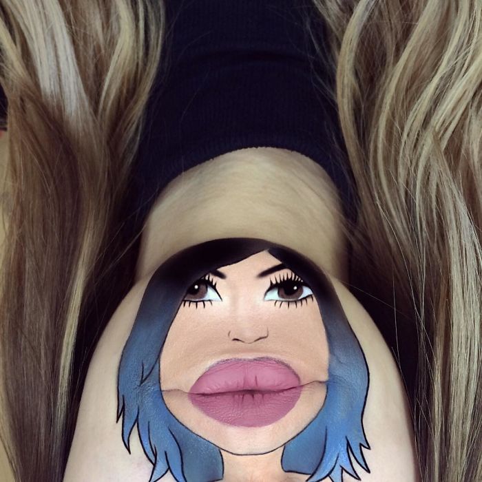 This Artist Turns Her Lips Into Pop Culture Characters
