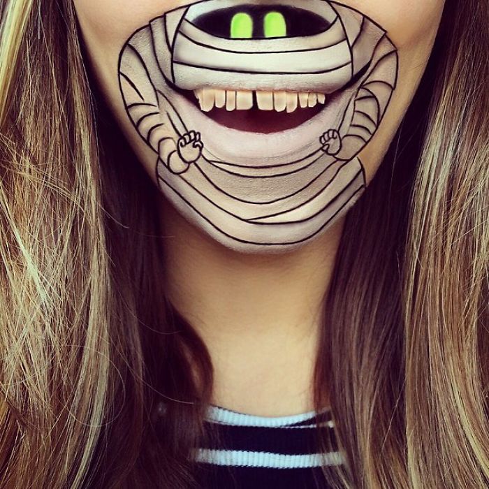 This Artist Turns Her Lips Into Pop Culture Characters