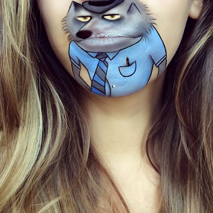 This Artist Turns Her Lips Into Pop Culture Characters