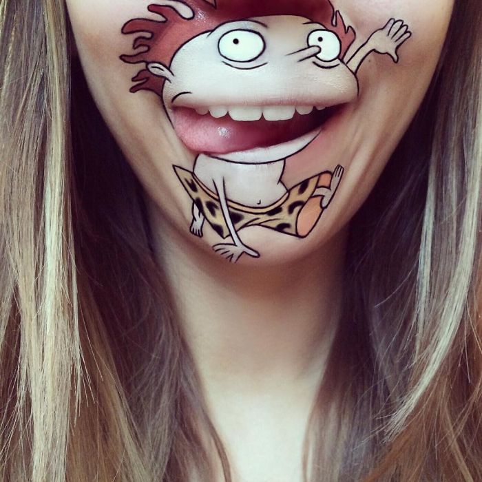 This Artist Turns Her Lips Into Pop Culture Characters