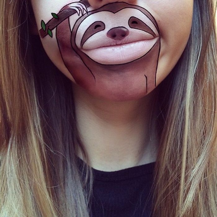 This Artist Turns Her Lips Into Pop Culture Characters