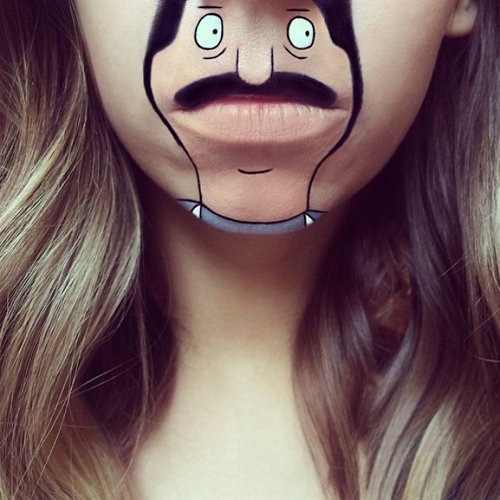 This Artist Turns Her Lips Into Pop Culture Characters