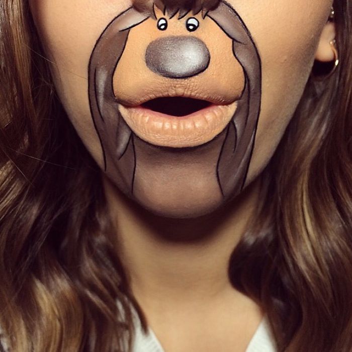 This Artist Turns Her Lips Into Pop Culture Characters