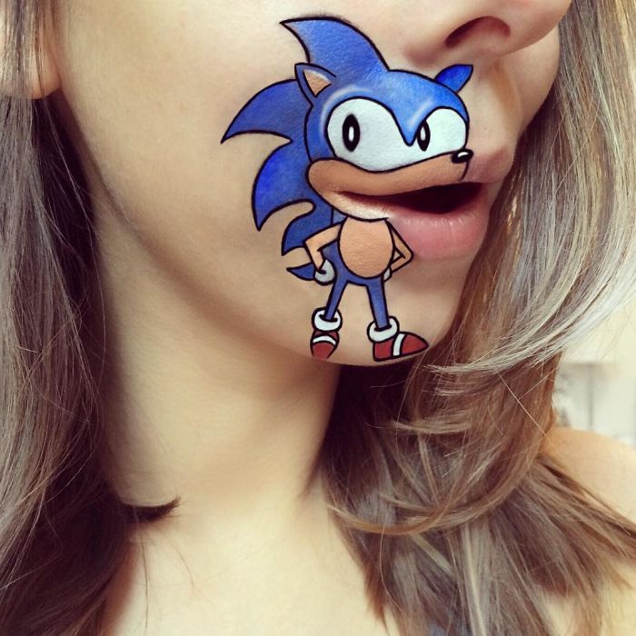 This Artist Turns Her Lips Into Pop Culture Characters