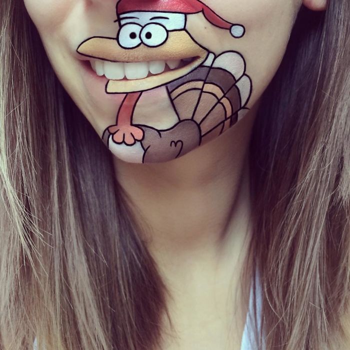 This Artist Turns Her Lips Into Pop Culture Characters