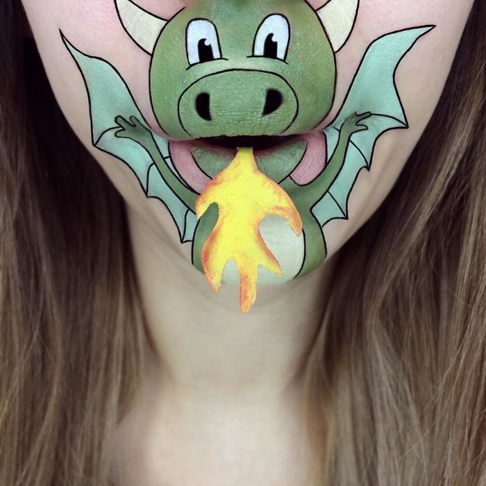 This Artist Turns Her Lips Into Pop Culture Characters
