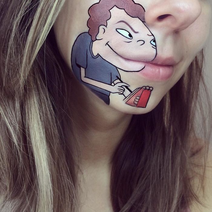 This Artist Turns Her Lips Into Pop Culture Characters