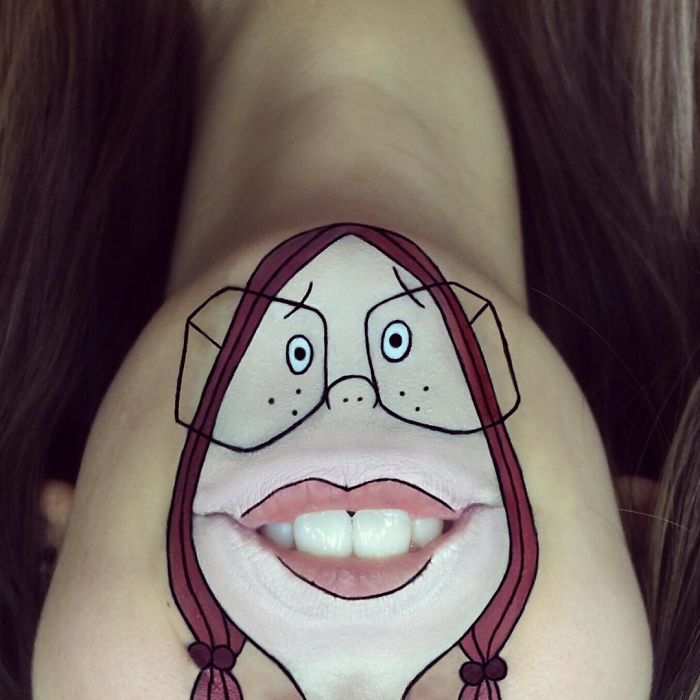 This Artist Turns Her Lips Into Pop Culture Characters