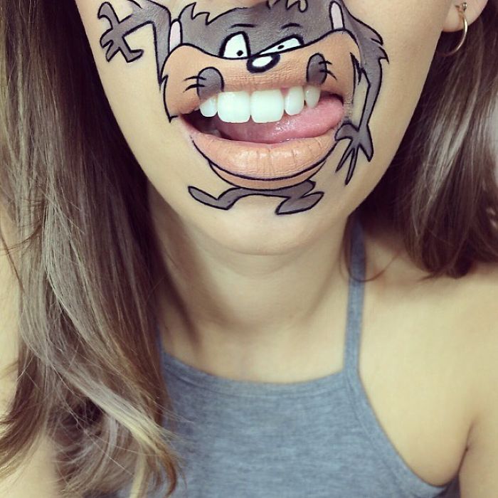 This Artist Turns Her Lips Into Pop Culture Characters