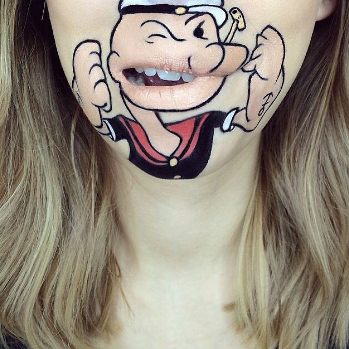 This Artist Turns Her Lips Into Pop Culture Characters