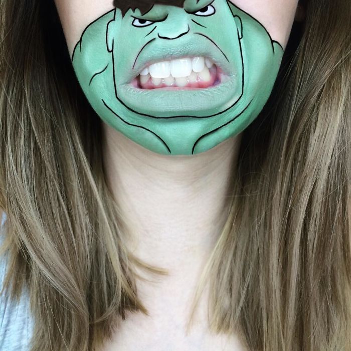 This Artist Turns Her Lips Into Pop Culture Characters