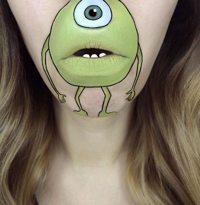 This Artist Turns Her Lips Into Pop Culture Characters