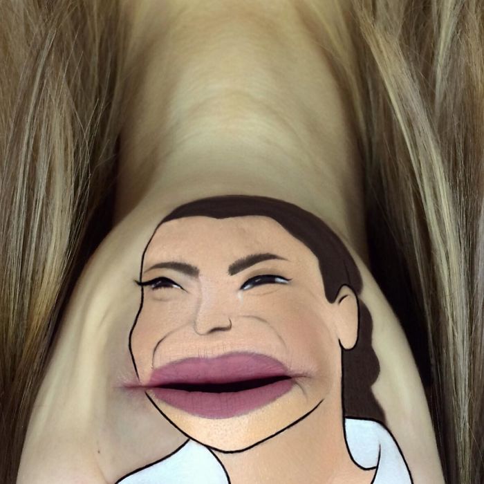 This Artist Turns Her Lips Into Pop Culture Characters