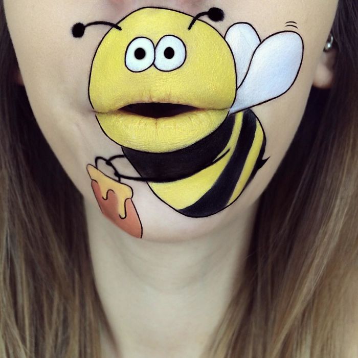 This Artist Turns Her Lips Into Pop Culture Characters