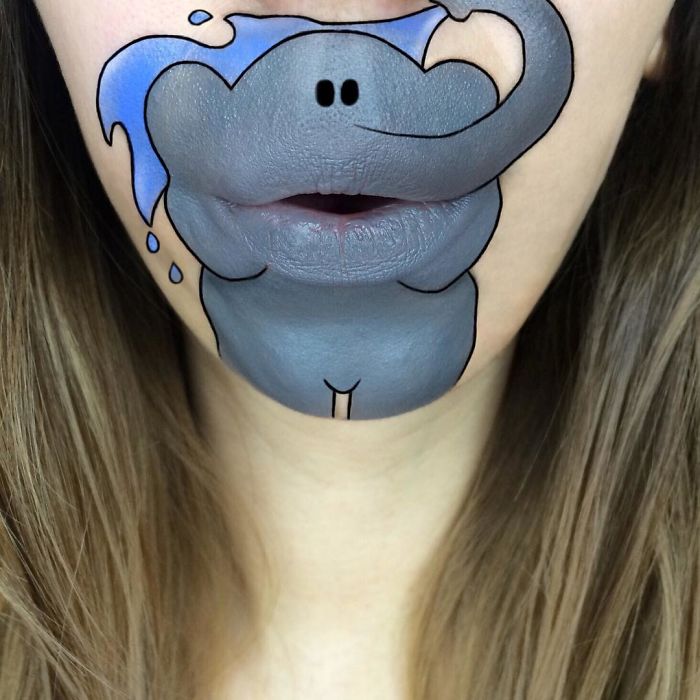 This Artist Turns Her Lips Into Pop Culture Characters