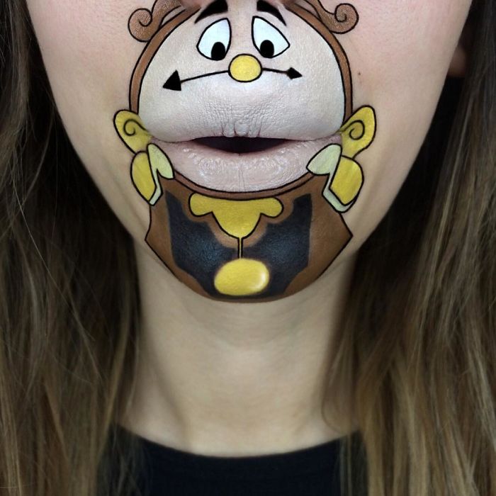 This Artist Turns Her Lips Into Pop Culture Characters