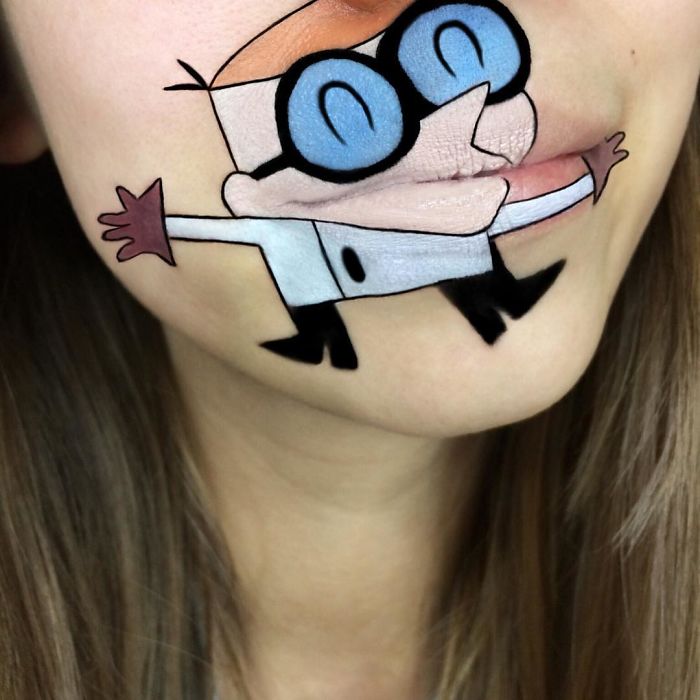 This Artist Turns Her Lips Into Pop Culture Characters