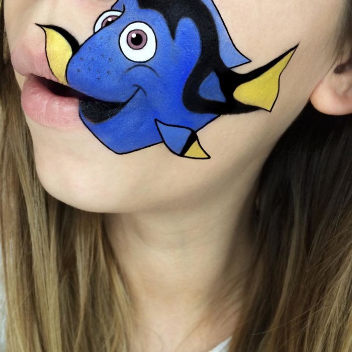 This Artist Turns Her Lips Into Pop Culture Characters