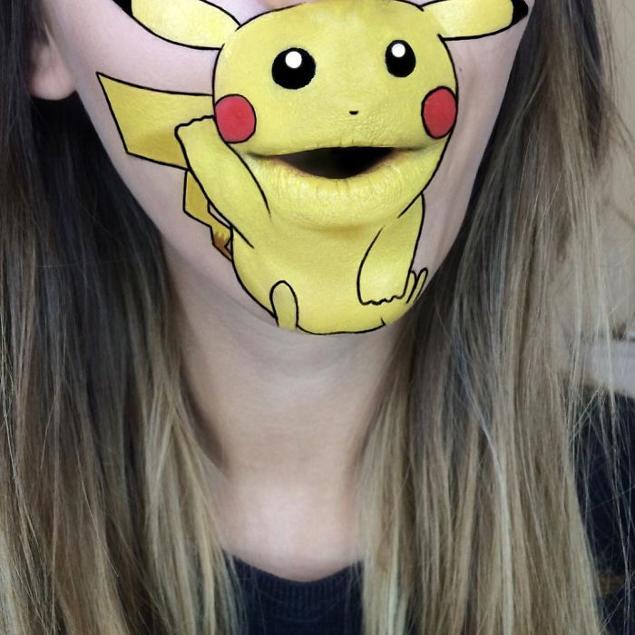 This Artist Turns Her Lips Into Pop Culture Characters