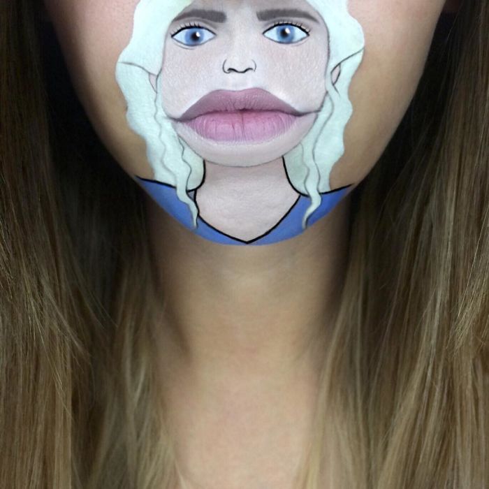 This Artist Turns Her Lips Into Pop Culture Characters
