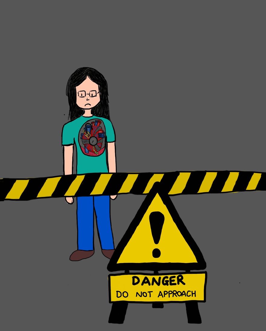 Stay Away In Case I Hurt You..