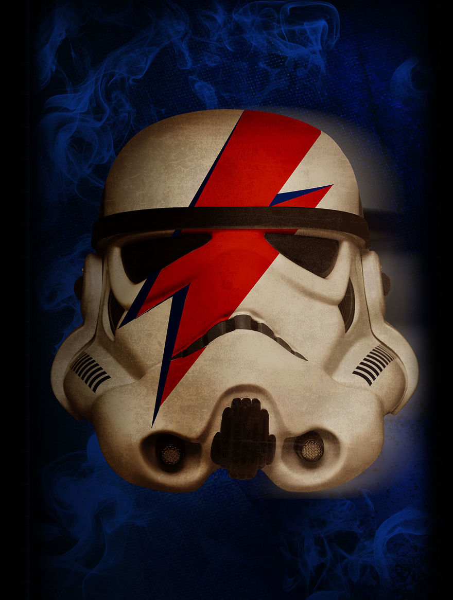 We Combinined Stormtrooper Helmets With A Variety Of Fun Themes Using Photoshop