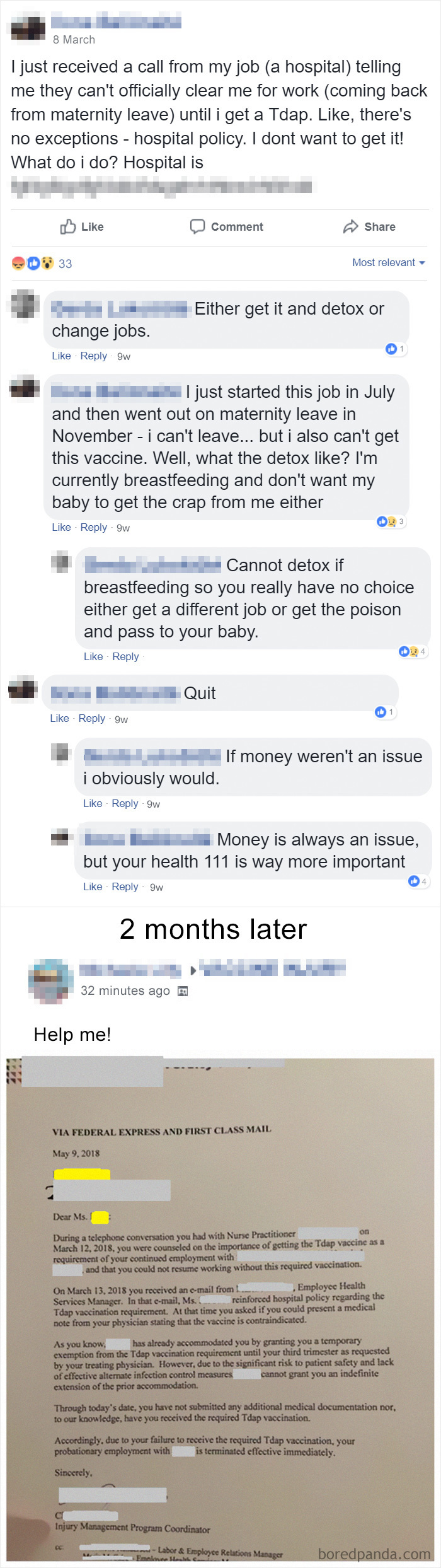 Healthcare Worker Refuses Vaccine. Gets Fired