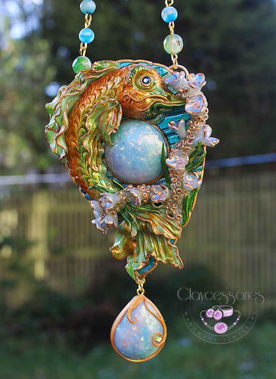 I Use Polymer Clay To Create Unique Art Jewellery