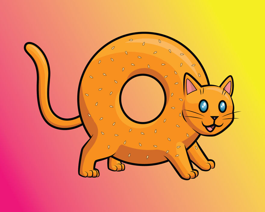 Bagel Cat