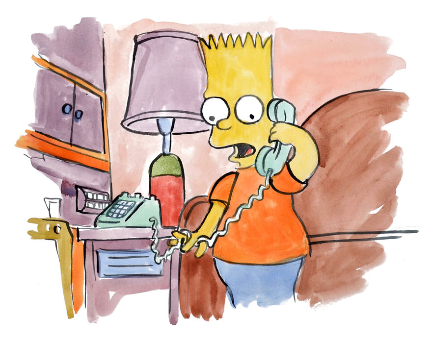 I Made Paintings Of People On The Phone I Made Paintings Of People On The Phone