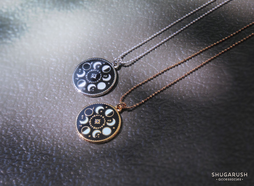 I Create Glow In The Dark Enamel Pins And Galaxy Necklaces