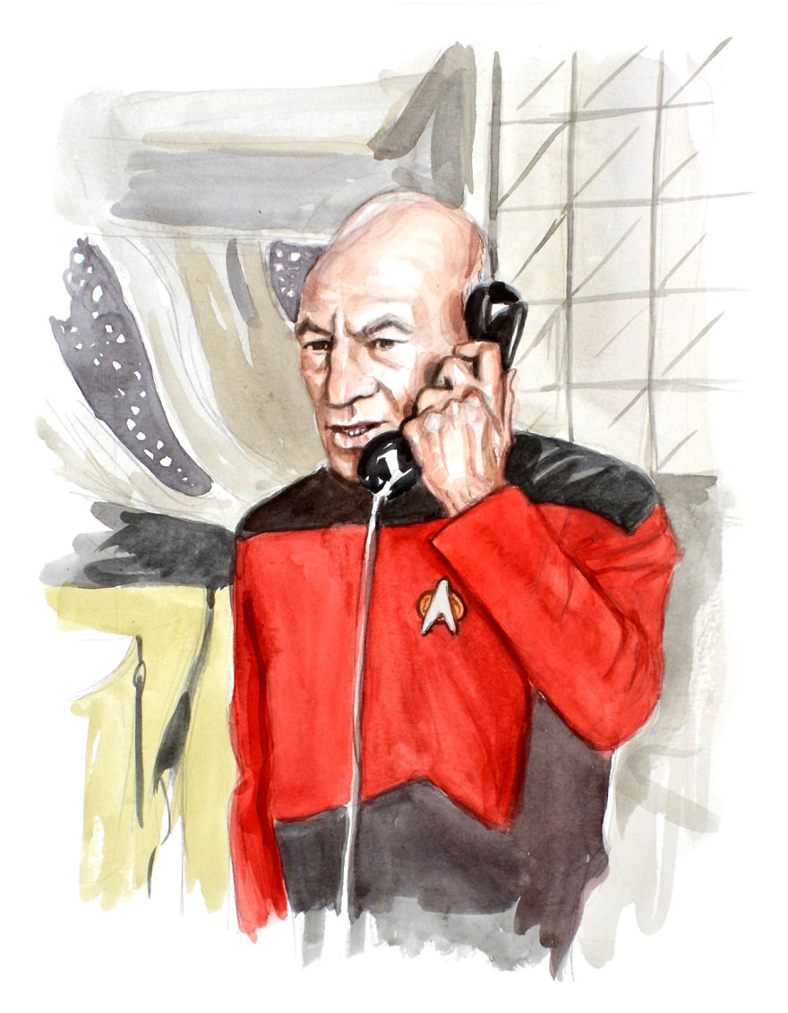 I Made Paintings Of People On The Phone I Made Paintings Of People On The Phone