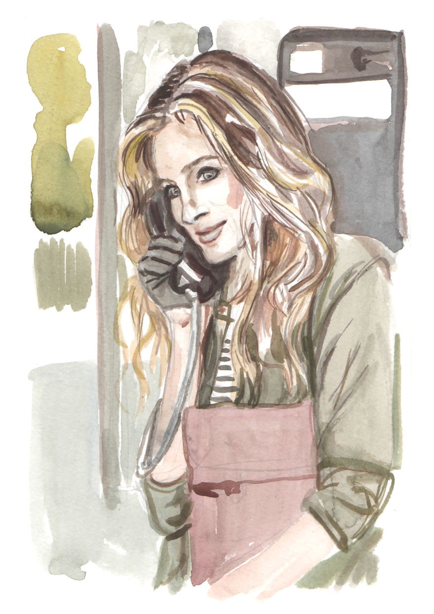 I Made Paintings Of People On The Phone I Made Paintings Of People On The Phone