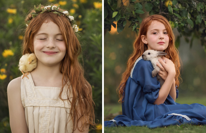 My Daughter Has A Special Bond With Animals And I Capture It In My Photos (20 Pics)