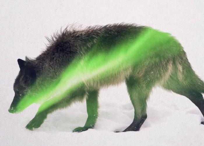 Animals In The Aurora