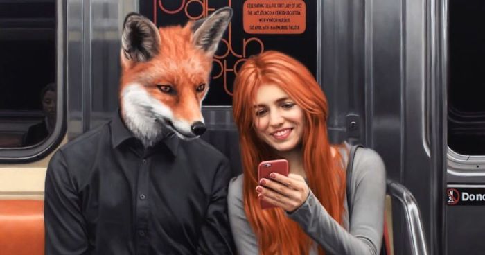 These Surreal Portraits Show How “Wild” The New York Subway Is
