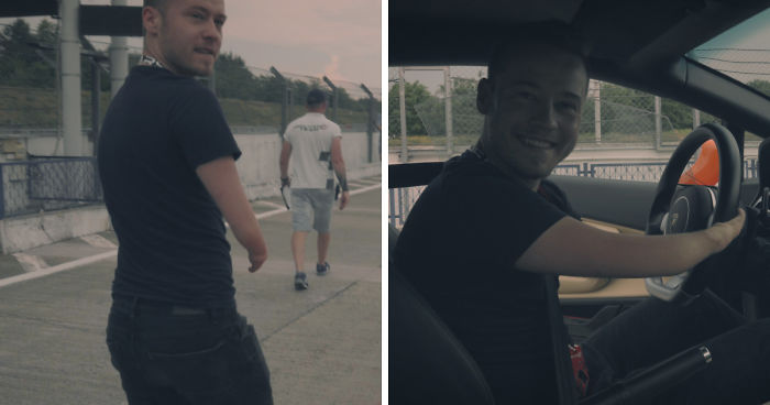 This Man Is Driving Lamborghini Gallardo With No Arms!