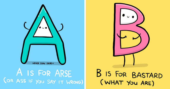 Cute And Offensive Alphabet