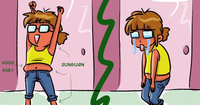 Me Before Going On A Vacation And Me Coming Back