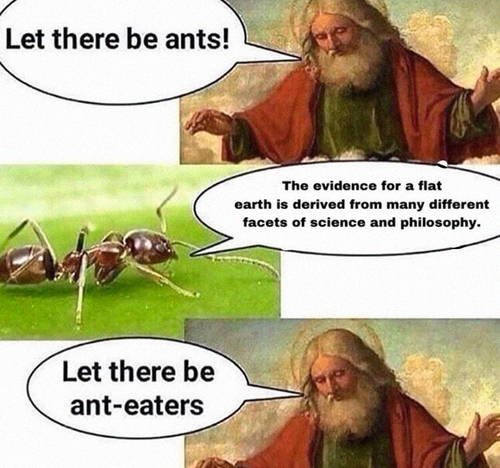 God talking to an ant 