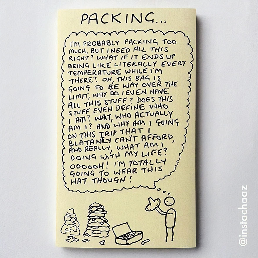 Funny Adulthood Problems Sticky Notes Chaz Hutton