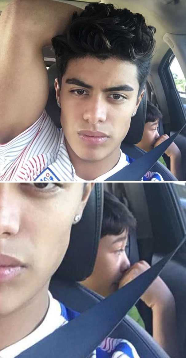 Boy In The Back Is Probably Going Through Existential Crisis