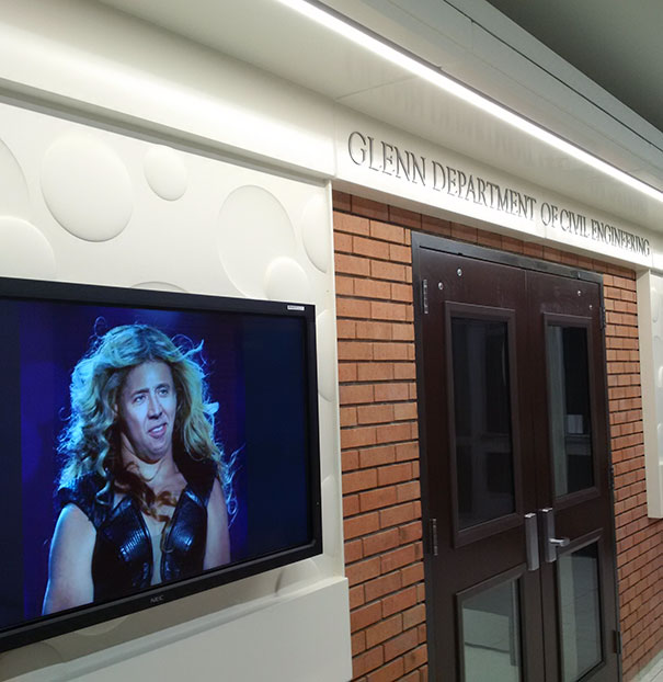 Took Them Five Months To Get My Lecture Hall's Hallway Screens Working - This Is Why We Can't Have Nice Things In Engineering School