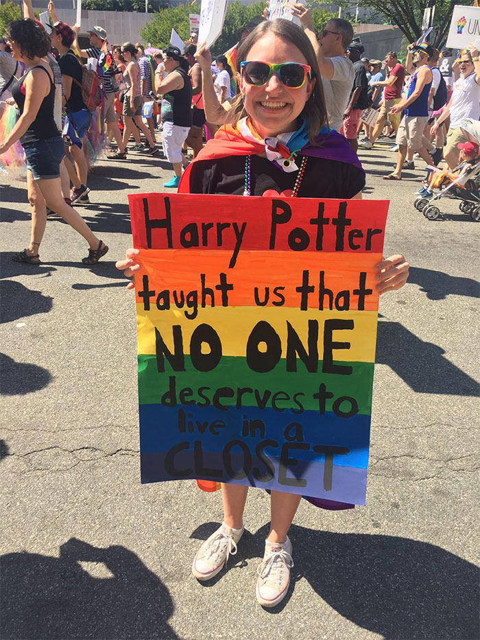 Harry Potter Thaught Us That No One Deserves To Live In A Closet