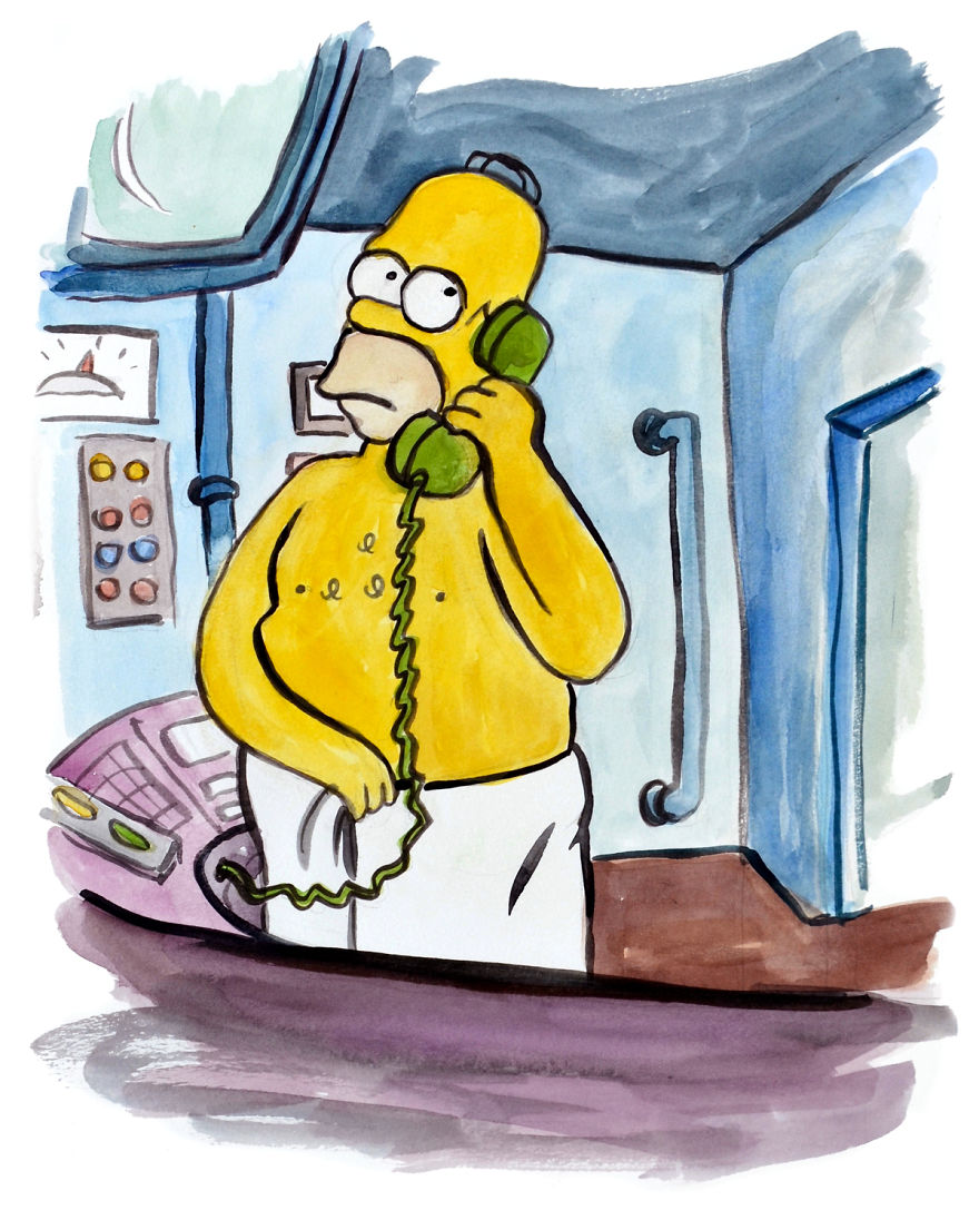 I Made Paintings Of People On The Phone I Made Paintings Of People On The Phone