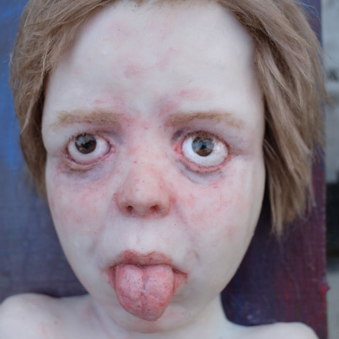 I Sculpt Faces Of Polymer Clay