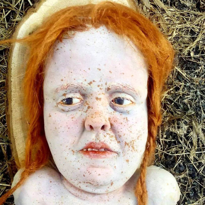 I Sculpt Faces Of Polymer Clay